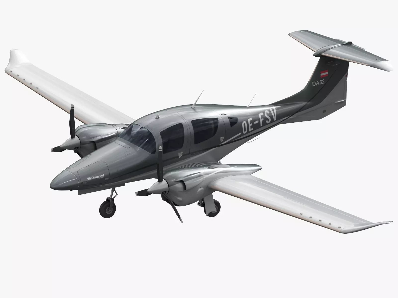 Diamond DA62 twin-engine aircraft